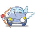 Cupid cute car character cartoon