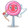 Cupid cute lollipop character cartoon