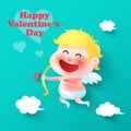 Cupid cute, valentines, vector