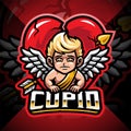 Cupid esport mascot logo design Royalty Free Stock Photo