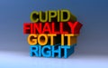 cupid finally got it right on blue