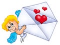 Cupid holding envelope 2