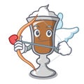 Cupid irish coffee character cartoon