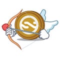 Cupid Nxt coin character cartoon