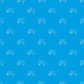 Cupid pattern vector seamless blue