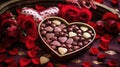 cupid valentine heart background