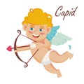 Cupid Vector. Cupids Bow. Happy Valentine s Day. Element
