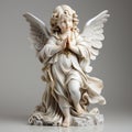 Cupidon statue isolated on isolated background, AI Generative