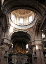 Cupola of the Basilica, interior view, Palace-Convent of Mafra, Portugal