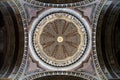 Cupola of the Basilica, interior view, Palace-Convent of Mafra, Portugal