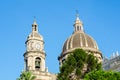 Cupola of the Cathedral Santa Agatha. Catania, Sicily, Italy Royalty Free Stock Photo