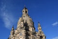 Cupola of Frauenkirche in Dresden Germany Royalty Free Stock Photo