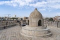 The cupola in the middle of the roof of the Church of Holy Sepulchre, admits light to St Helena s crypt and dome Royalty Free Stock Photo