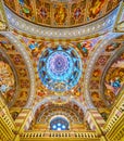 The cupola of Seminary Church of Chernivtsi National University, on July 16 in Chernivtsi, Ukraine