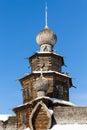 cupola of wooden Transfiguration Church in Suzdal Royalty Free Stock Photo