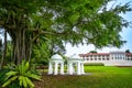 The Cupolas - colonial architecture at Fort Canning Park. This park is an iconic hilltop landmark in Singapore.