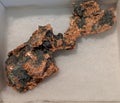cuprum natural mineral Royalty Free Stock Photo