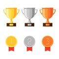 Cups and medals icon