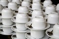 Cups and saucers Royalty Free Stock Photo