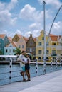 Curacao, Netherlands Antilles View of colorful buildings of downtown Willemstad Curacao Caribbean Royalty Free Stock Photo