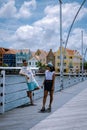 Curacao, Netherlands Antilles View of colorful buildings of downtown Willemstad Curacao Caribbean Royalty Free Stock Photo