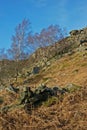 Curbar Edge, Peak District, Derbyshire, Royalty Free Stock Photo