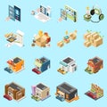 Curbside Pickup Icon Set