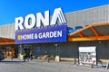 Curbside pickup at Rona due to Covid-19 restrictions in Ontario Canada