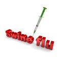 Cure for Swine Flu Royalty Free Stock Photo