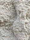 Cured gray concrete. Texture construction abstraction. Minimalism. Cement river. Royalty Free Stock Photo