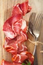 Cured Meat and vintage forks