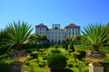 Curia,Portugal - August 8, 2015: An opulent Art Nouveau spa and golf resort in sun-dappled central Portugal, with lovely spa