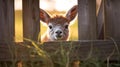 Curious Alpaca at Rustic Barn