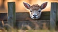 Curious Alpaca at Rustic Barn