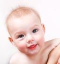 Curious baby Royalty Free Stock Photo