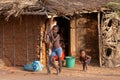 Curious children in native Kivalo Village. Madagascar