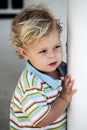 Curious Little Boy Royalty Free Stock Photo