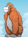 Cartoon Of A Monkey