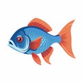 Curious Nemo fish swimming with Dory Royalty Free Stock Photo