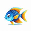 Curious Nemo fish swimming with Dory Royalty Free Stock Photo