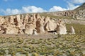 Curious rock formations of