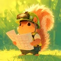 Curious Squirrel Explorer, Adventures Await!