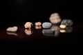 Curious stones of different sizes and shapes