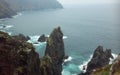 Curious stones of os aguillons, formed by different minerals in a natural way, darling, la coruÃÂ±a, spain, europe