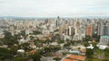 Curitiba aerial cityscape Curitiba, Parana, Brazil Royalty Free Stock Photo