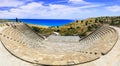 Curium Ancient Theater, Kourion - antique landmarks of Cyprus