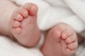 Curled Baby Toes Royalty Free Stock Photo