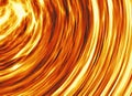 Curled bright explosion fire Royalty Free Stock Photo