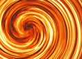 Curled bright explosion fire Royalty Free Stock Photo