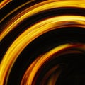 Curled bright explosion flash on black backgrounds Royalty Free Stock Photo